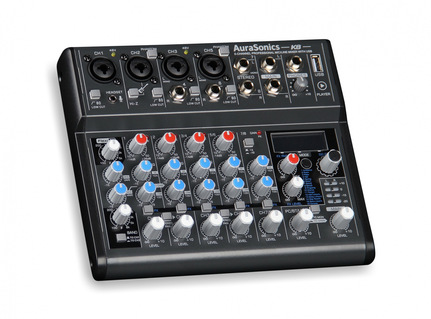 AuraSonics K8 компактный микшерный пульт в Ижевске