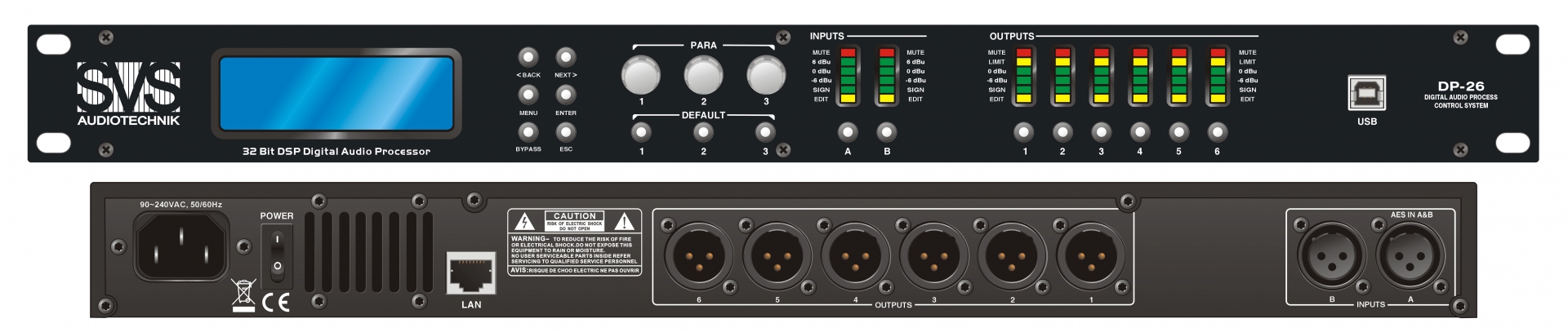 SVS Audiotechnik DP-26 Цифровой процессор: 2 входа 6 выходов в Ижевске