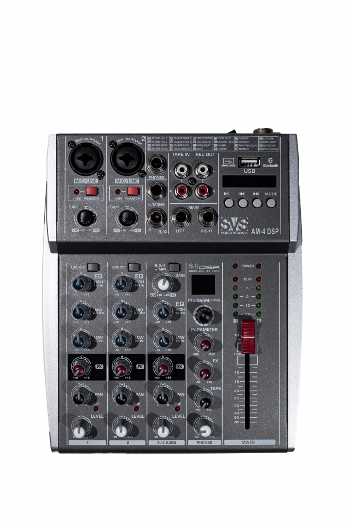 SVS Audiotechnik mixers AM-4 DSP Аналоговый микшерный пульт, 4-канала в Ижевске