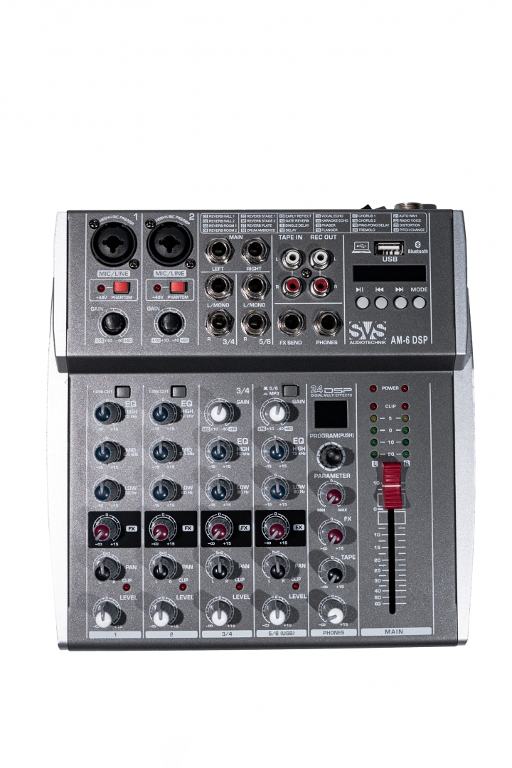 SVS Audiotechnik mixers AM-6 DSP Микшерный пульт аналоговый, 6-канальный SVS Audiotechnik mixers в Ижевске