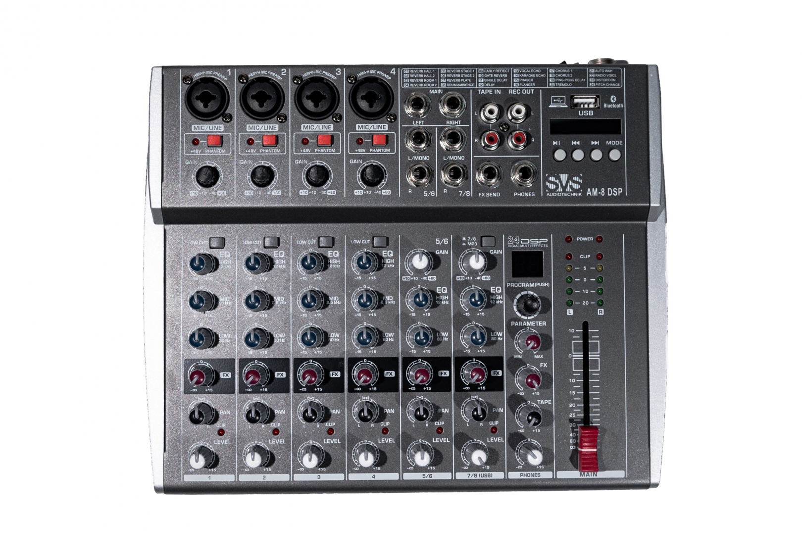 SVS Audiotechnik mixers AM-8 DSP Микшерный пульт аналоговый, 8-канальный в Ижевске